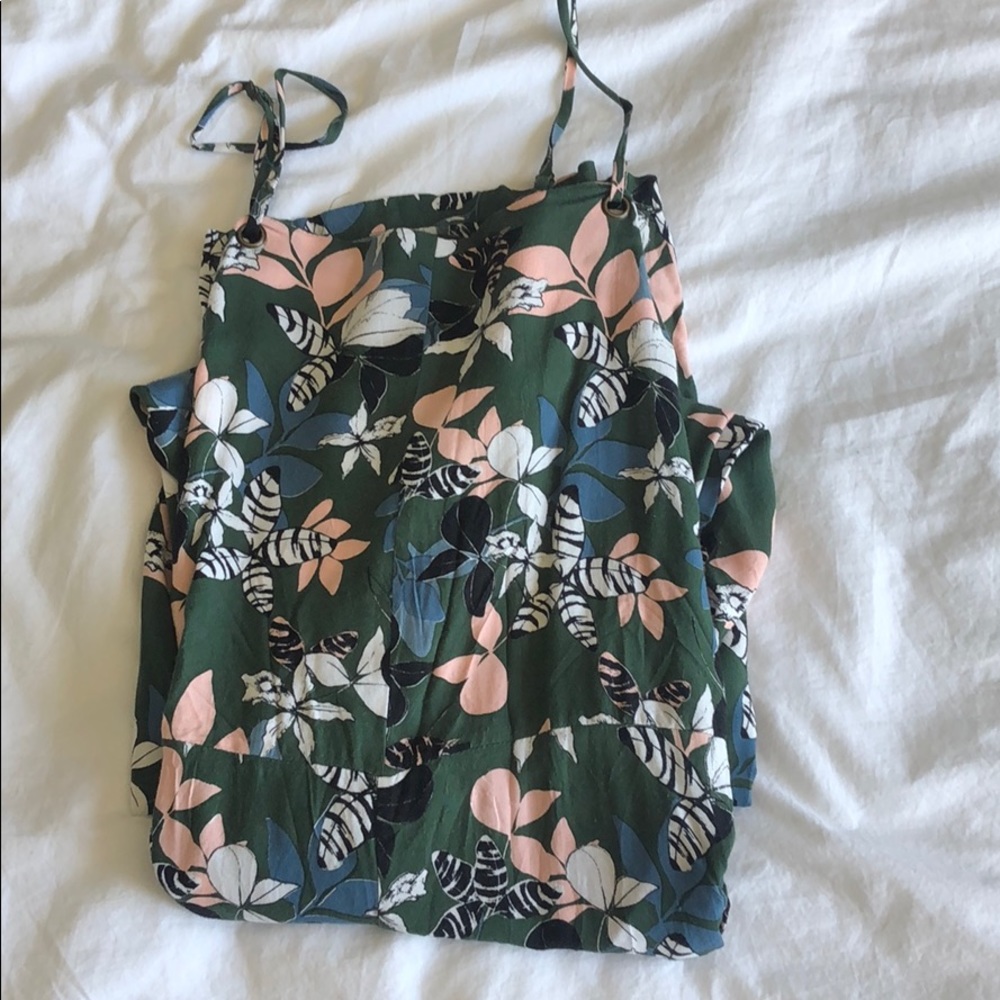 Alia Blue Romper/Overall